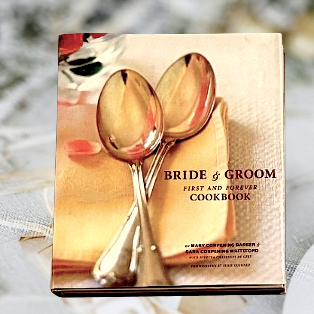 Chronicle Books Gold ^ Silver Bride & Groom: First & Forever Cookbook Hardcover